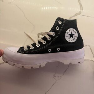 High top black converse